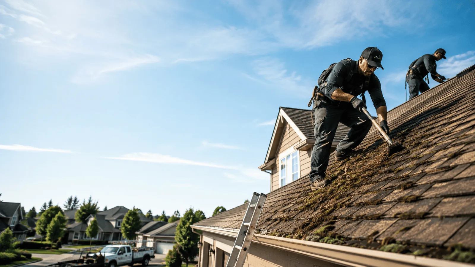 Roof Moss Removal in Lowpoint, IL near me